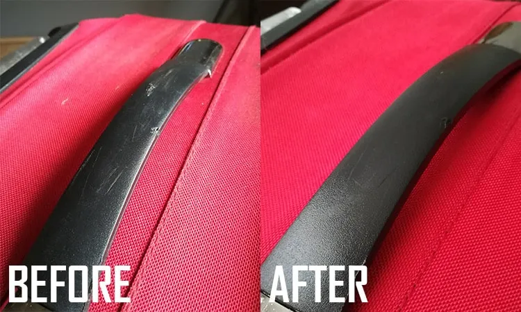 How to remove scratches from plastic parts