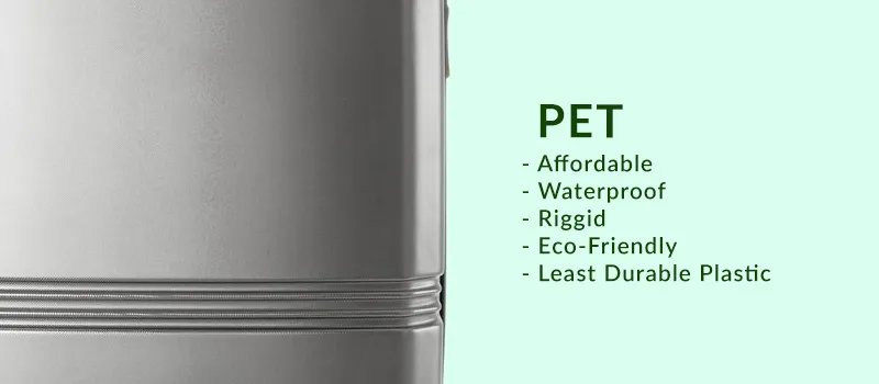PET luggage material overview