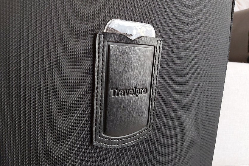 Travelpro Maxlite 5 built-in luggage tag