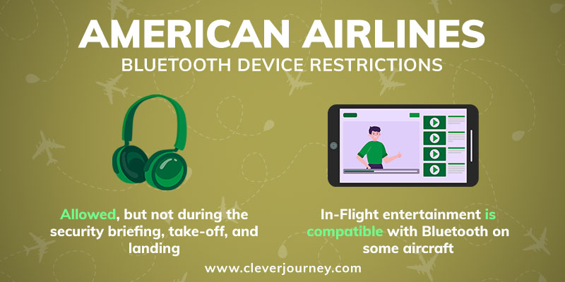 Die Regeln für die Verwendung von Bluetooth-Kopfhörern auf American Airlines-Flügen und die Kompatibilität von Bluetooth mit dem Bordunterhaltungssystem