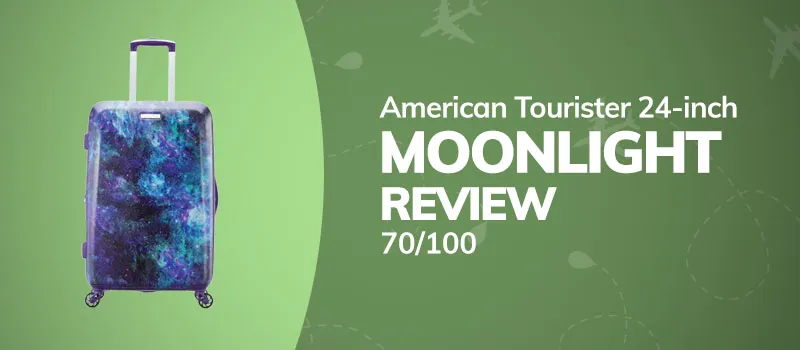 American Tourister Moonlight 24-inch checked suitcase review featured image small