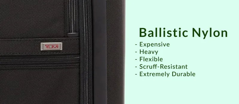 Ballistic Nylon luggage material overview