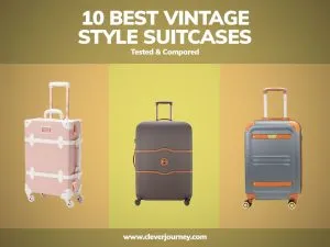 Best vintage style suitcases featured image