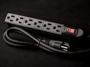 Black extension cord