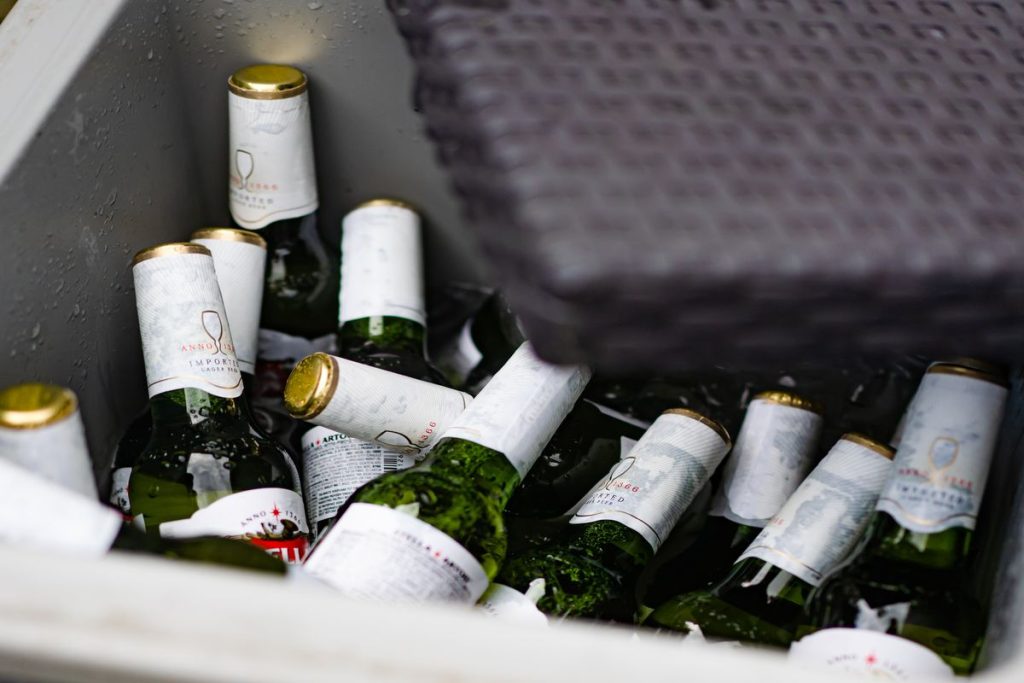 Keep your food and drinks cool on your trip with a mini fridge.