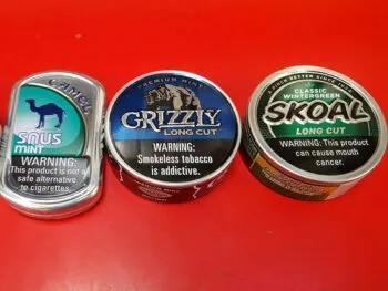 Chewing tobacco snuff cans