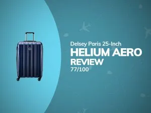 Delsey Paris Helium Aero 25-Inch checked suitcase review featured image large