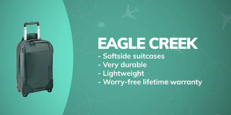 Eagle Creek luggage brand features