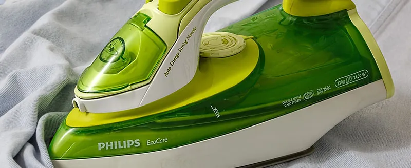 Green Philips clothing iron