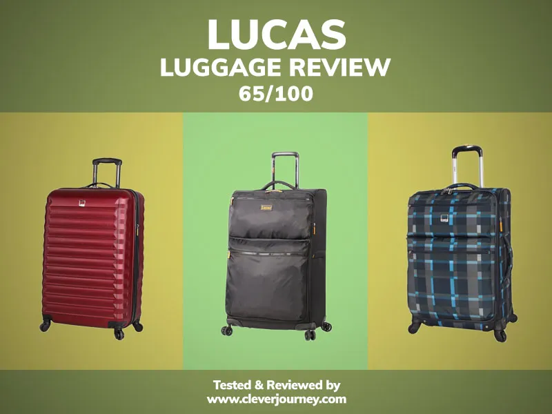 Lucas Designer Carry On Luggage Collection - Lightweight Pattern