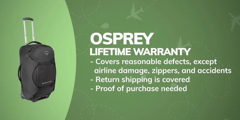 Osprey lifetime warranty