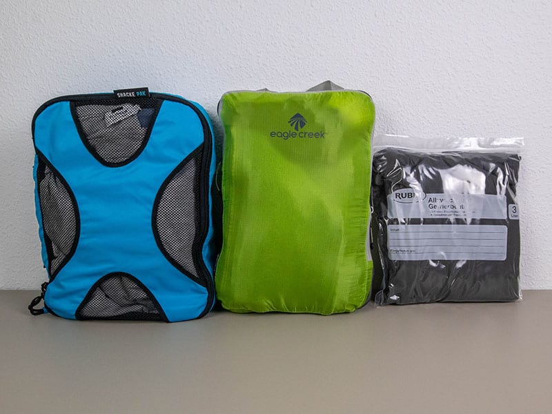 Packing Cubes vs Compression Cubes vs Ziploc Bags