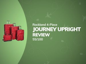Rockland Journey Upright 4-Piece luggage set review featured image large