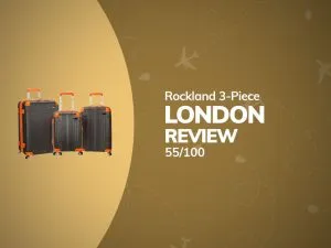 Rockland London 3-piece luggage set review featured image