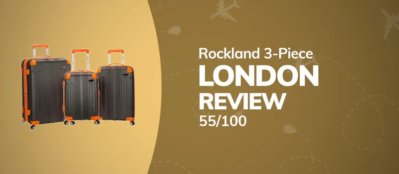Rockland London 3-piece luggage set review featured image small