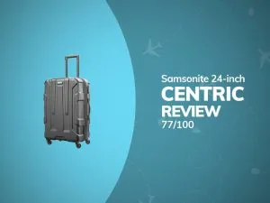 Samsonite Centric 24-Inch checked suitcase review featured image