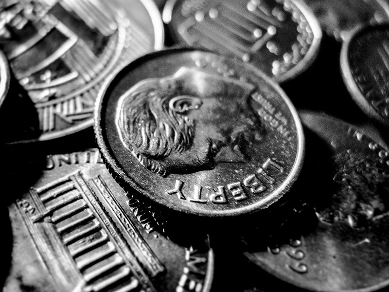 Darf man Pennies, Quarters und andere Münzen mit ins Flugzeug nehmen?