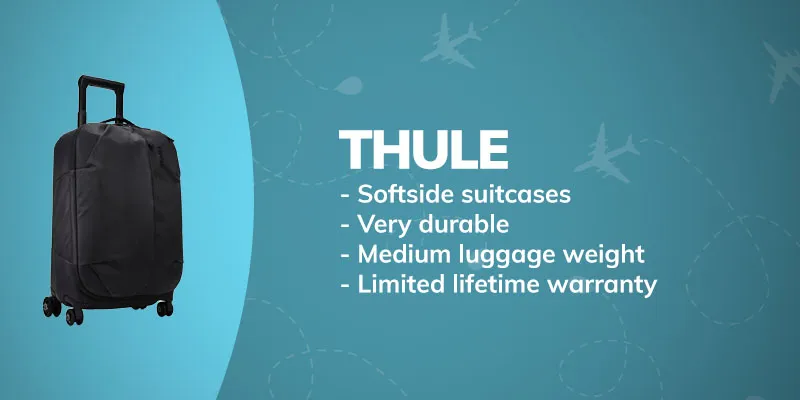 Thule luggage brand features