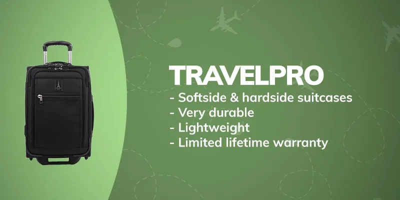 Travelpro luggage brand features