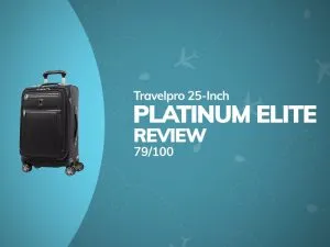 Travelpro Platinum Elite 25-Inch checked suitcase review featured image large