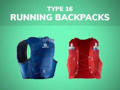 Backpack type 16: Running backpack vests