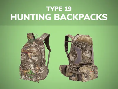 Backpack type 19: hunting backpacks