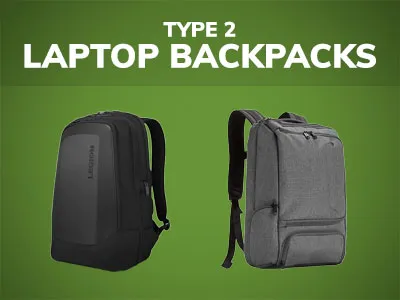 Backpack type 2: laptop backpacks