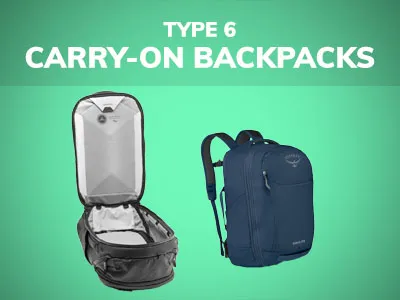 Backpack type 6: carry-on backpacks