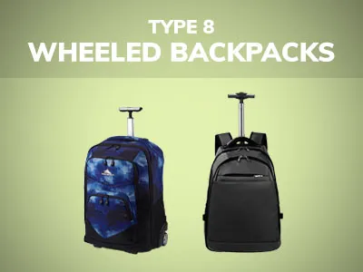 Backpack type 8: wheeled backpacks